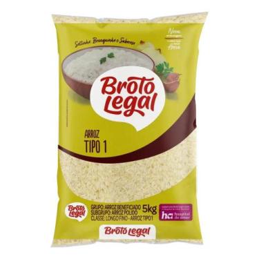 Imagem de Arroz Polido Tipo 1 Broto Legal Pacote 5kg - Congratulations Store