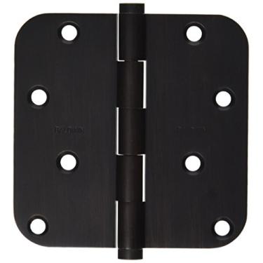 Imagem de Baldwin 1140112I Dobradiça de Encaixe Armario Porta com Raio de 0,625, Bronze Envelhecido