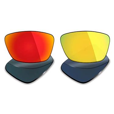 Imagem de 2 pares de lentes polarizadas de substituição para óculos de sol Oakley Conductor 6 – Opções