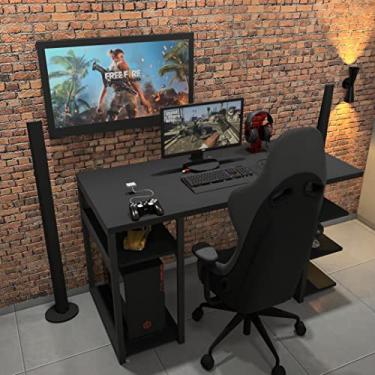 Imagem de Mesa Gamer/escrivaninha Estilo Industrial, Preto G0021P