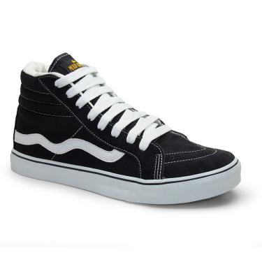 Imagem de Tênis Old School Mad Rats Hi Top Skate Preto