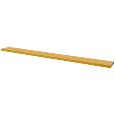 Imagem de Prateleira 100 X 20cm Amarela Suporte Invisível