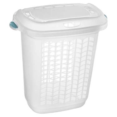 Imagem de Cesto Telado Retangular 46l 12894600-Transparente-Plasvale