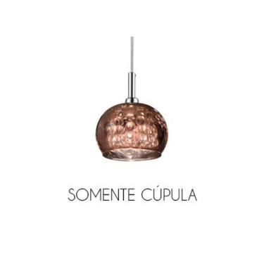 Imagem de Cúpula De Vidro Cobre Do Pendente HO7613CO ou HO7616CO 13cm Bella - Somente a Cúpula