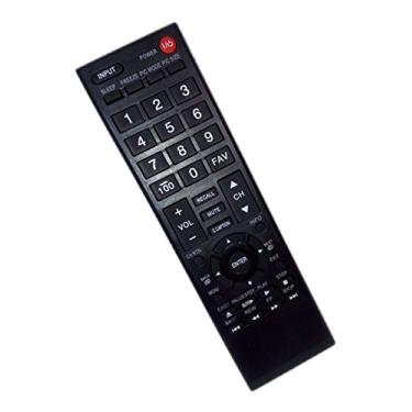 Imagem de Controle remoto substituído compatível com Toshiba 55L310U 40SL412U 50L1400 40SL412 50L1400U LED HDTV TV