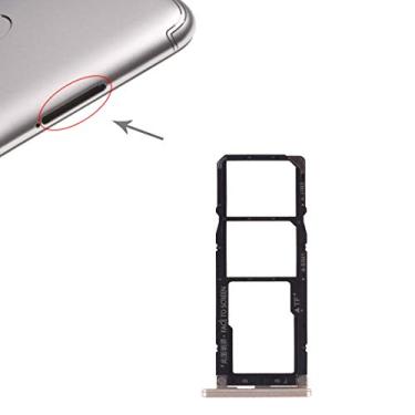 Imagem de HUANGYUNCHAO Acessórios telefônicos Bandeja de cartão SIM + bandeja de cartão SIM + cartão micro sd para xiaomi redmi s2 Substituição do telefone celular