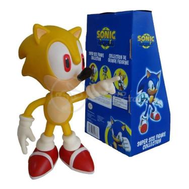 Imagem de Boneco Action Figure Super Sonic 23cm Sonic