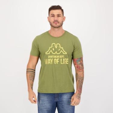 Imagem de Camiseta Kappa Way Of Life Verde