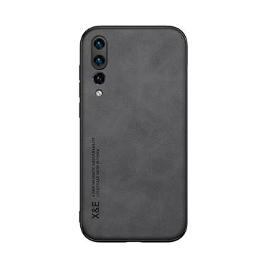 Imagem de Kepuch Silklike Capa para Huawei P20 Pro - Case Placa de Metal Embutida para Huawei P20 Pro - Preto