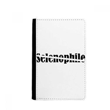 Imagem de Carteira elegante para passaporte de selenófilo com palavras notecase burse porta-cartões, Multicolor