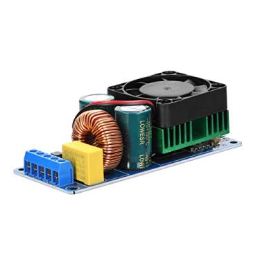 Imagem de FYJTL 500 W IRS2092S Digital Power Amplifier Board Mono Channel Classe D Módulo de placa de amplificador de potência HiFi com ventilador de refrigeração