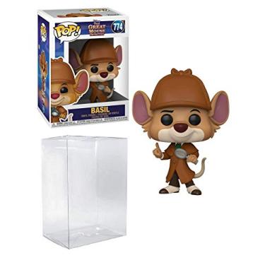 Imagem de Boneco de vinil Basil Great Mouse Detective Pop #774 Disney Movies (vem com protetor EcoTek para proteger a caixa de exibição)