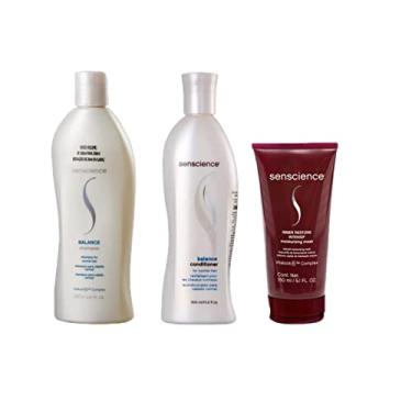 Imagem de Kit Senscience Balance Shampoo 280ml - Condicionador balance 300ml + Máscara Inner Restore 150ml