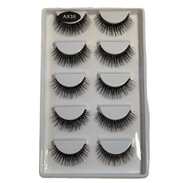Imagem de Le Vangee - 5 Pares de Cílios Profissional Para Atendimento | AX35