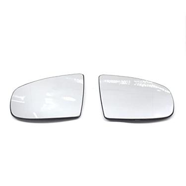 Imagem de Lyqfff Para BMW E70 2008 2009 2010 2011 2012 2013 2014, 2 peças de espelhos retrovisores de carro porta esquerda e direita com espelho retrovisor aquecido