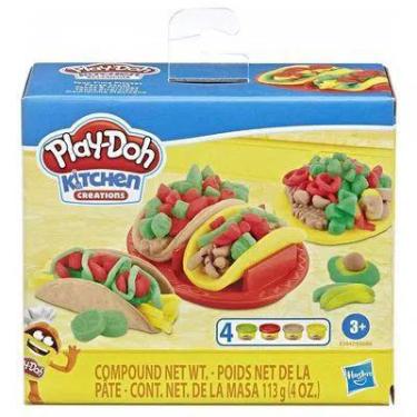 Imagem de Massa De Modelar  Play-Doh  Kitchen Creations Taco - Hasbro