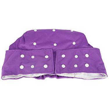 Imagem de Fralda de adulto lavável, calça de fraldas reutilizável, tecido TPU durável à prova d'água para hospitais