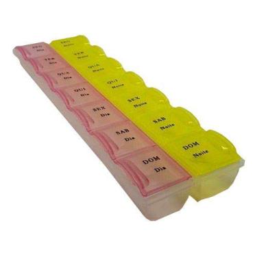 Imagem de Porta Comprimidos Organizador Remédios Diário