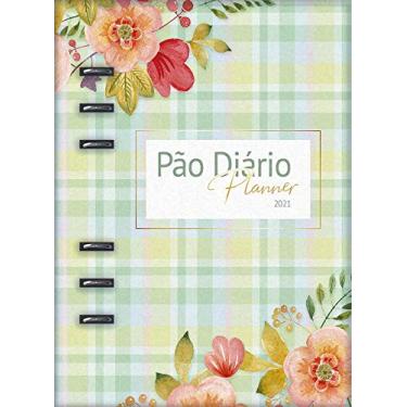 Imagem de Pao Diário Planner 2021 - Capa verde xadrez (15x21cm)
