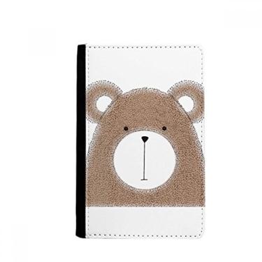 Imagem de Carteira estilo Simplicity Urso gordo Animal Passaporte Carteira Notecase Burse Bolsa para cartão