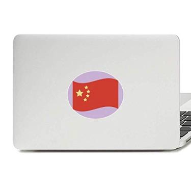 Imagem de Bandeira da China Cinco Estrelas Vinil Emblema Gráfico Laptop Adesivo Notebook Decalque