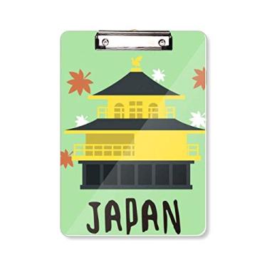 Imagem de Prancheta de prancheta de viagem japonesa local A4