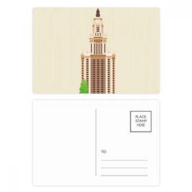 Imagem de Rússia Illustration Landmark National Symbol Postal Set Birthday Mailing Cartão de felicitações