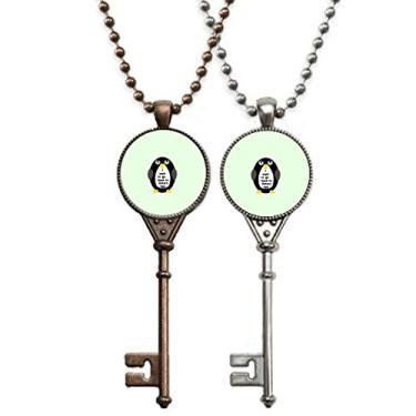 Imagem de OFFbb-USA Pingente de pinguim ecológico para decoração de casais