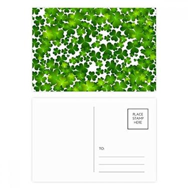 Imagem de Cartão postal Four Leaf Ireland St.Patrick's Day, conjunto de cartões postais de aniversário para enviar cartões de agradecimento