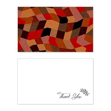 Imagem de Azulejo de polígono diamante padrões coloridos cartão de agradecimento aniversário aniversário comemoração casamento agradecimento