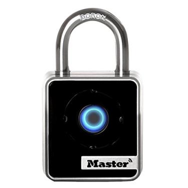 Imagem de Master Lock Cadeado, trava Bluetooth para uso pessoal interno, 3,8 cm de largura, 4400D