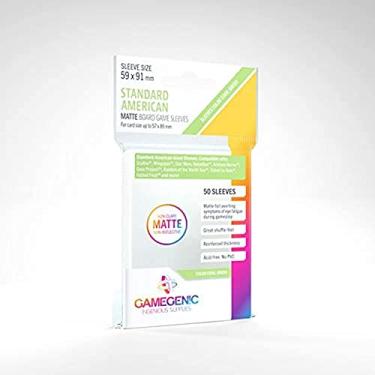 Imagem de 5 Packs Gamegenic Matte Board Game Sleeves 50ct Standard American Size Card Sleeves Value Bundle!