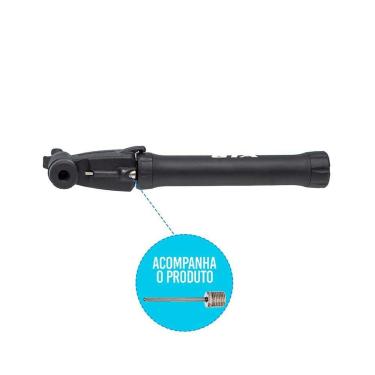 Imagem de Bomba de Ar Bidirect Gta NX 80PSI Preto-Unissex