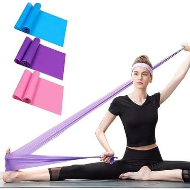 Imagem de Faixa Elástica Fisioterapia Academia Thera Band Para Exercícios Multifuncionais 1,5 metro Largura 15cm Espessura 0.35mm Fisioterapia Yoga Pilates EXCLUSIVO MARCA SAMPEES (Azul)