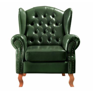 Imagem de Poltrona Imperador Chesterfield Decoração Retrô Vintage