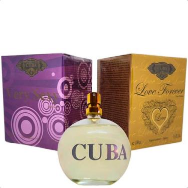 Imagem de Perfume Feminino Cuba Very Sexy + Cuba Love Forever 100 Ml - Cuba Pari