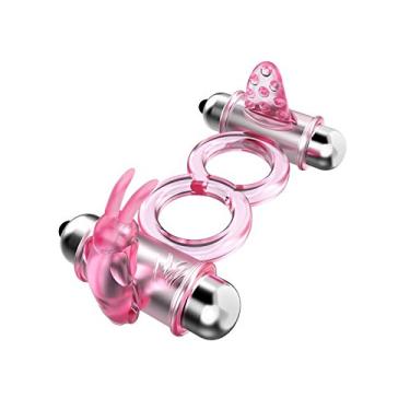 Imagem de Pretty Love Anel Peniano Duplo Com 2 Cápsulas 10 Velocidades - Lybaile Lybaile Rosa