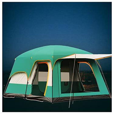 Imagem de Barraca de cúpula para 5 a 8 pessoas ventilada, à prova d'água, barraca prática e robusta para acampamento, olá