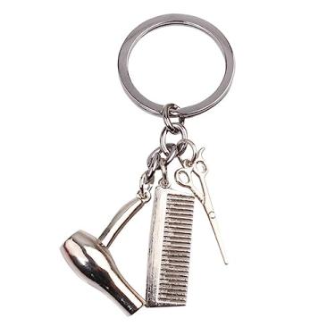 Imagem de FOMIYES 3 1 porta-chaves metálico prata porta-chaves para bolsa charme de bolsa engraçado porta-chaves da carteira chaveiro Metal pingente Periféricos de filmes amantes
