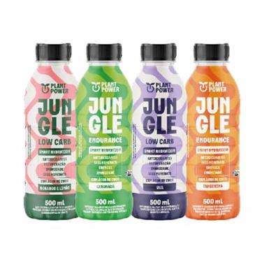 Imagem de Kit 4 Bebida Isotônica Jungle: Uva, Morango, Limão, Tangerina