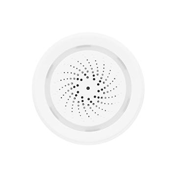 Imagem de Sirene wi-fi sensor de alarme inteligente sistema de segurança residencial life app compatível com alexa google home controle de voz