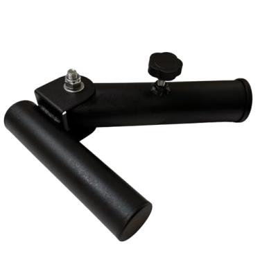 Imagem de Plataforma em linha de barra em T Yuhqc, inserção em barra em T com placa de barra giratória completa de 360°, serve para barras olímpicas de 5 cm, alça de mina única (5 cm)