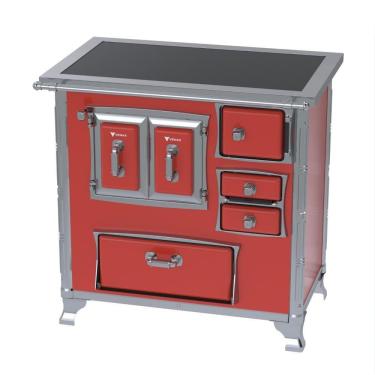 Imagem de Fogao a Lenha Venax GII n 1 Sec XVIII Premium Vermelho Gab