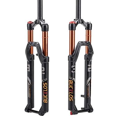 Imagem de Garfo de suspensão a ar de 15 mm MTB, ajuste de rebote de 140 mm, 27,5 mm, 29,8 mm, ajuste de rebote de 140 mm, bloqueio de coroa de tubo afunilado de 39,8 mm, XC AM DH