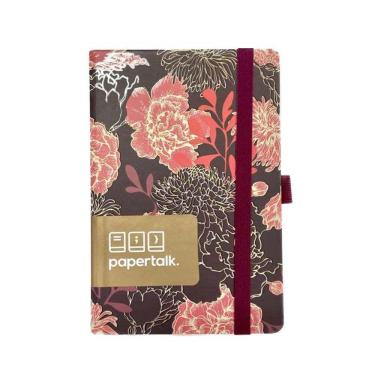 Imagem de Caderno Papertalk Ótima Ultra Coleção Floral Vermelho