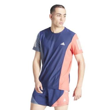 Imagem de Camiseta Adidas Own The Run Colorblock Masculina
