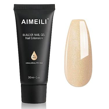 Imagem de AIMEILI Clear Quick Builder Gel 30 ml 28.3 g Ferramenta de extensão de unhas Poly Nail Gel - 052