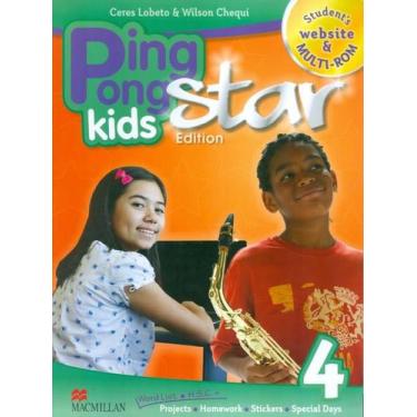 Imagem de Ping Pong Kids Star Edition 4 Sb With Multi-Rom & Website Code - Macmi