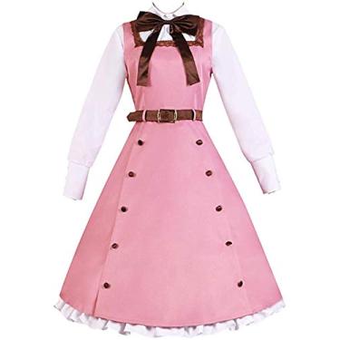 Imagem de Anime Hamefura Mariya Cambel cosplay fantasia rosa Lolita saia Halloween conjunto completo, Tamanho:, M