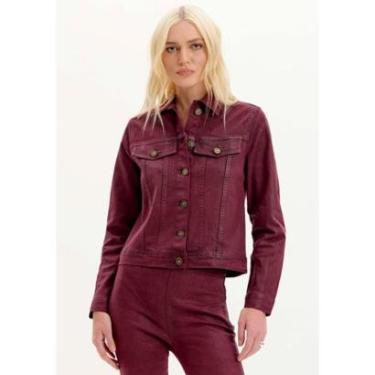 Imagem de Jaqueta Sarja Trucker Resinada Lança Perfume-Feminino